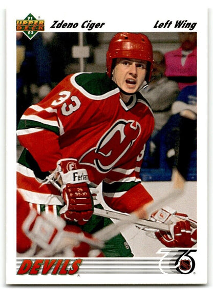 1991-92 Upper Deck Zdeno Ciger New Jersey Devils #385