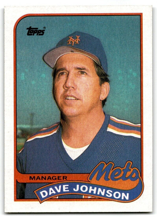 1989 Topps Dave Johnson New York Mets #684