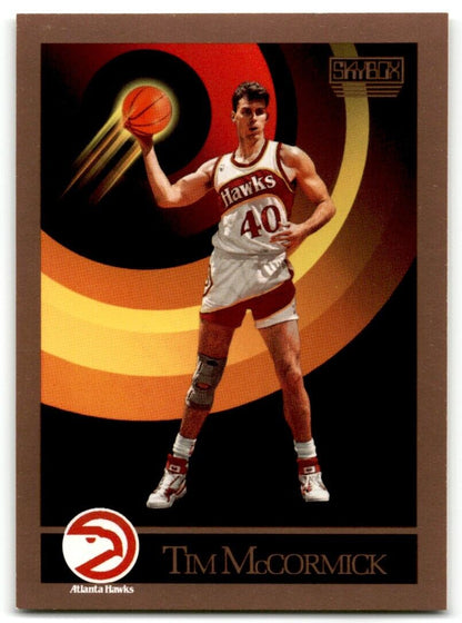 1990-91 SkyBox Tim McCormick Atlanta Hawks #366