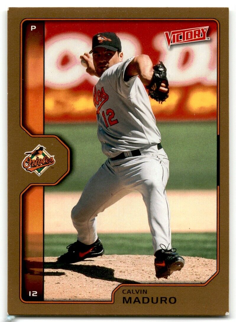 2002 Upper Deck Victory Calvin Maduro Baltimore Orioles #115