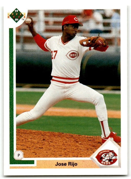 1991 Upper Deck Jose Rijo Cincinnati Reds #298