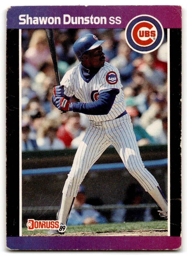 1989 Donruss Shawon Dunston Chicago Cubs #137