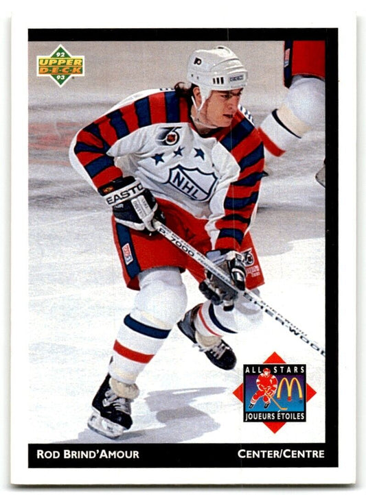 1992-93 Upper Deck McDonald's All-Stars Rod Brind'Amour Philadelphia Flyers