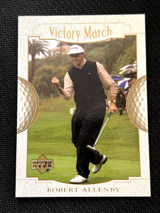 2001 Upper Deck Golf Trading Cards #150 Robert Allenby Victory March