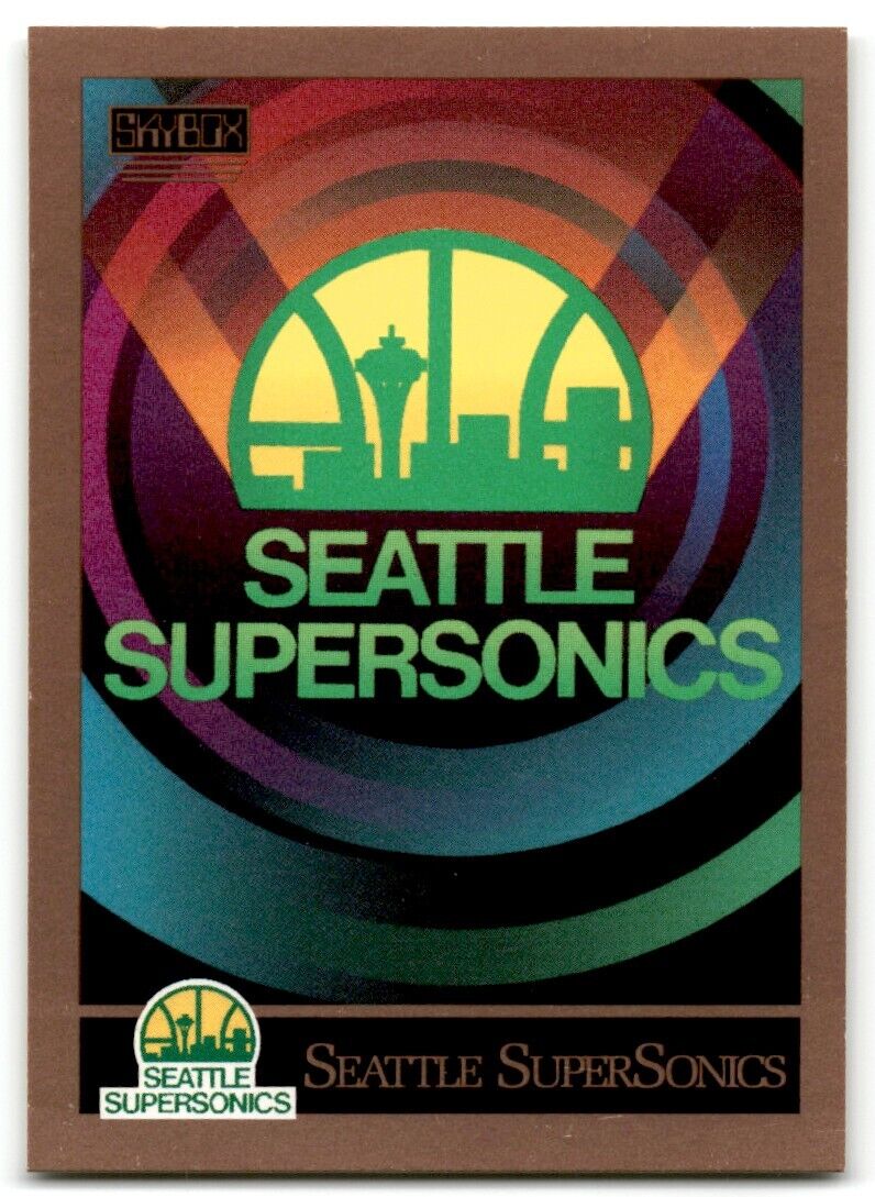 1990-91 SkyBox Seattle SuperSonics Seattle SuperSonics #352