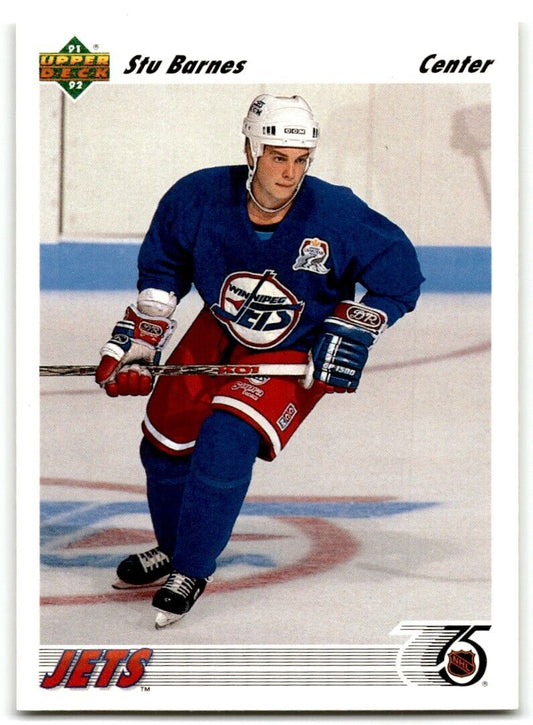 1991-92 Upper Deck French Stu Barnes Winnipeg Jets #53A