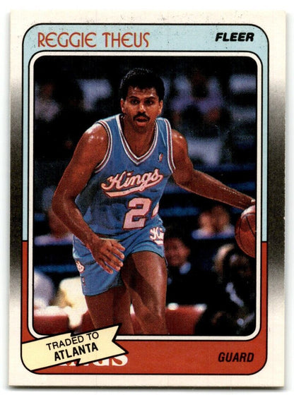 1988-89 Fleer Reggie Theus Atlanta Hawks #98