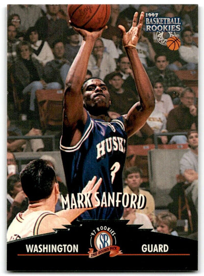 1997-98 Score Board Rookies Mark Sanford Washington Huskies #42