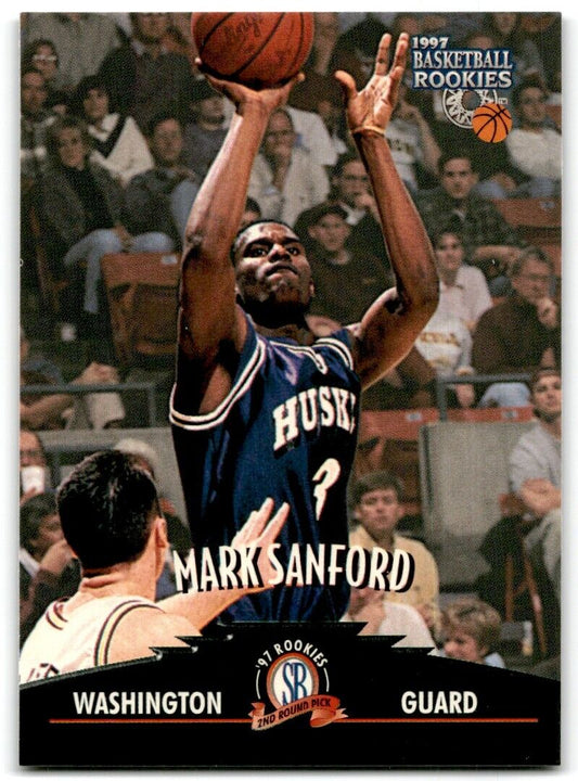 1997-98 Score Board Rookies Mark Sanford Washington Huskies #42