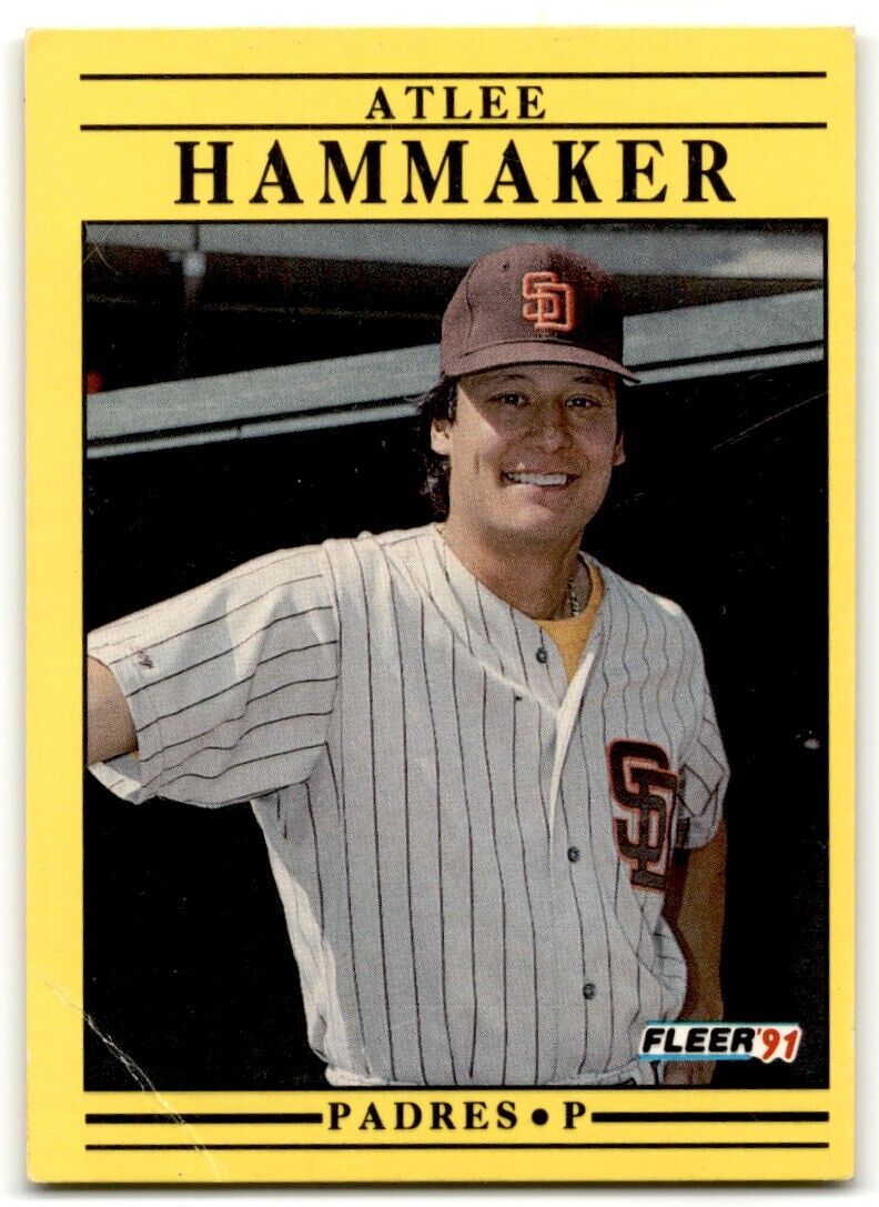 1991 Fleer Atlee Hammaker San Diego Padres #530