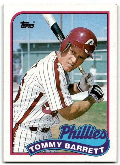 1989 Topps Tommy Barrett Philadelphia Phillies #653