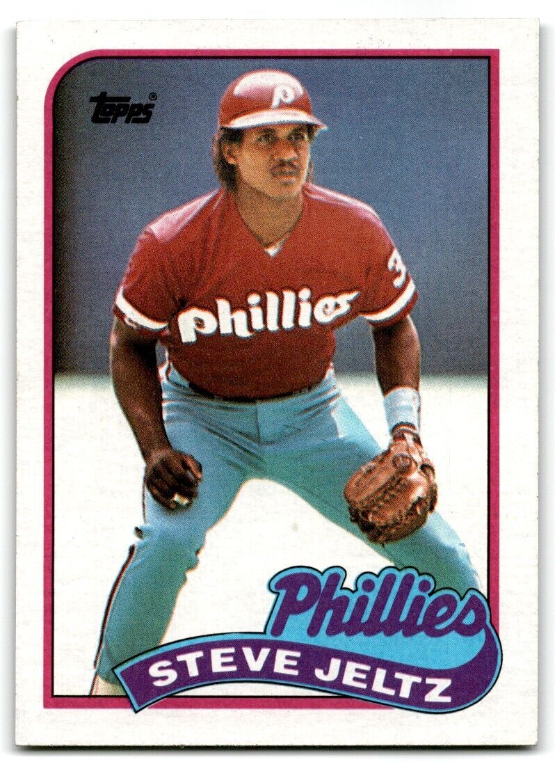 1989 Topps Steve Jeltz Philadelphia Phillies #707