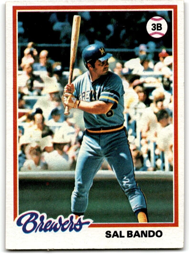 1978 Topps Sal Bando Milwaukee Brewers #265