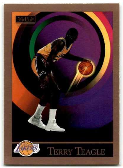 1990-91 SkyBox Terry Teagle Los Angeles Lakers #392