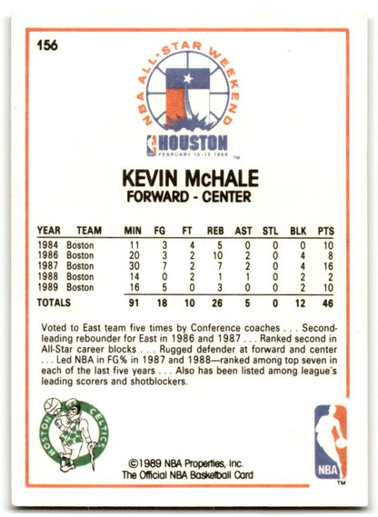 1989-90 Hoops All-Star Panels Perforated Kevin McHale Boston Celtics #156