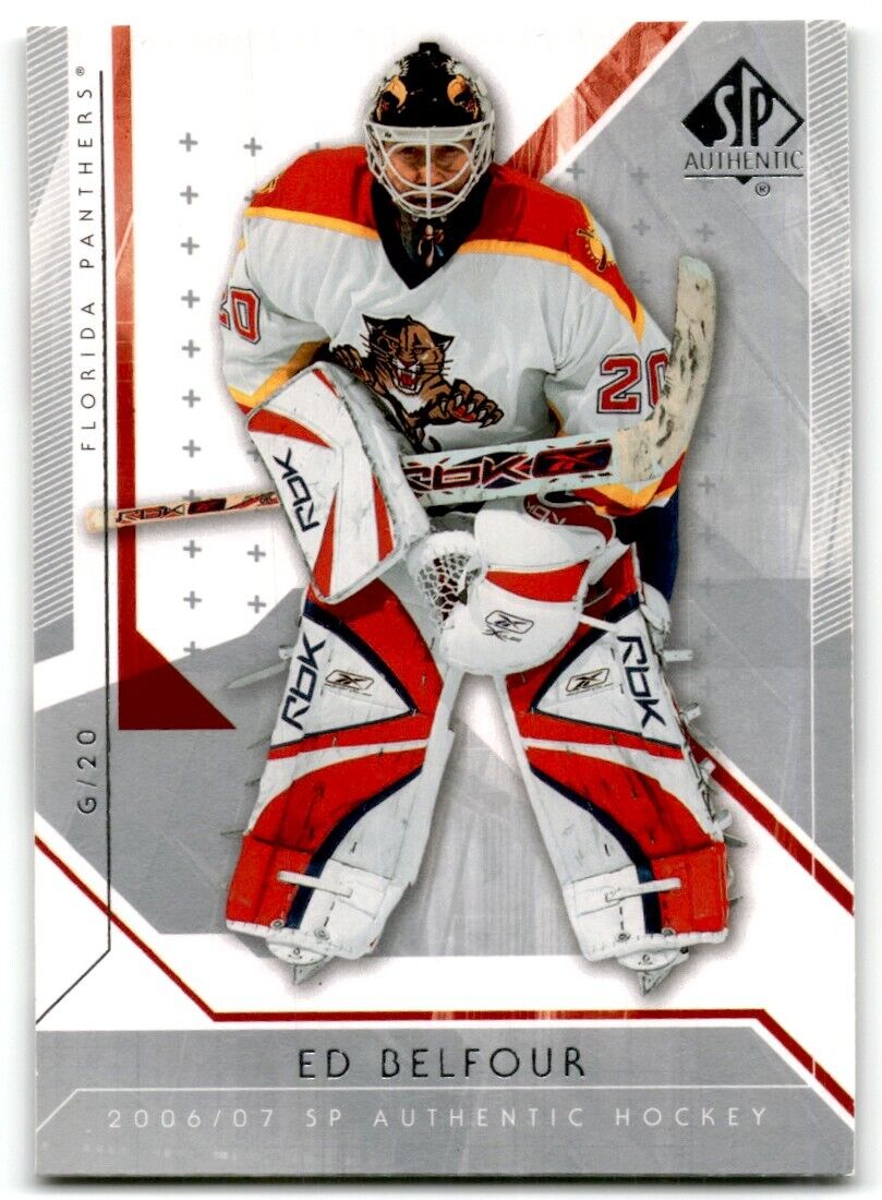 2006-07 SP Authentic Ed Belfour Florida Panthers #58