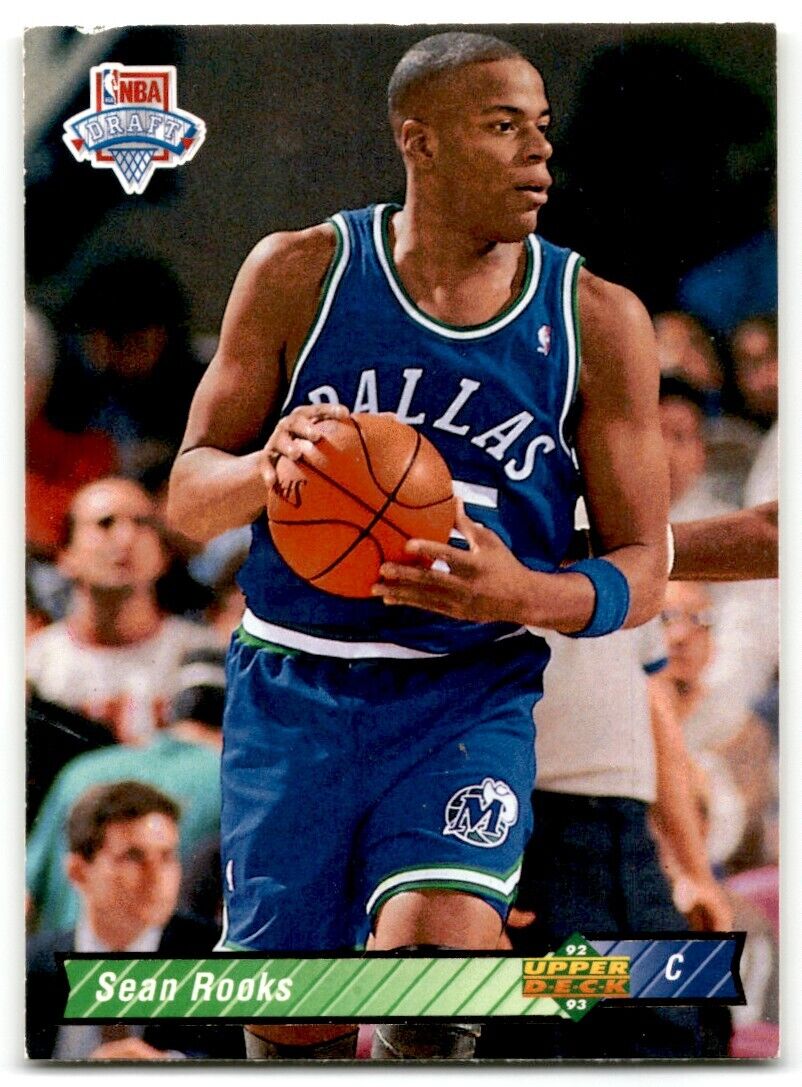 1992-93 Upper Deck Sean Rooks Rookie Dallas Mavericks #19