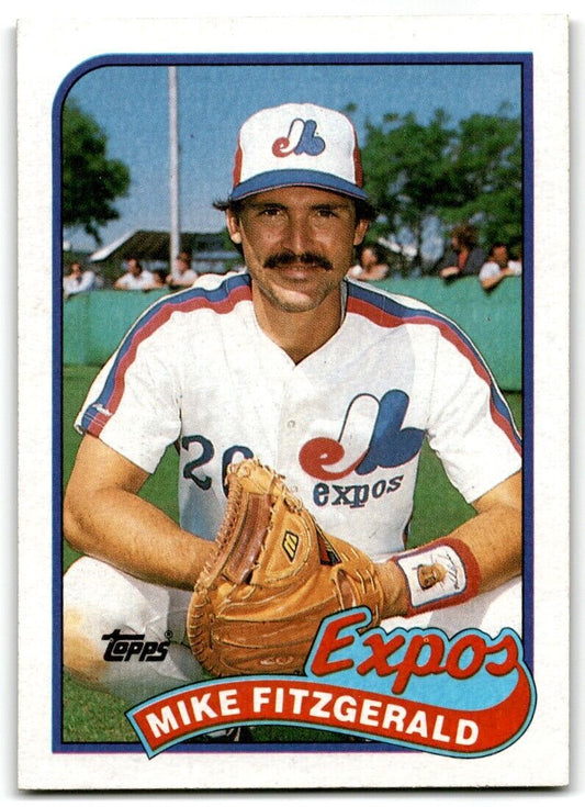 1989 Topps Mike Fitzgerald Montreal Expos #23