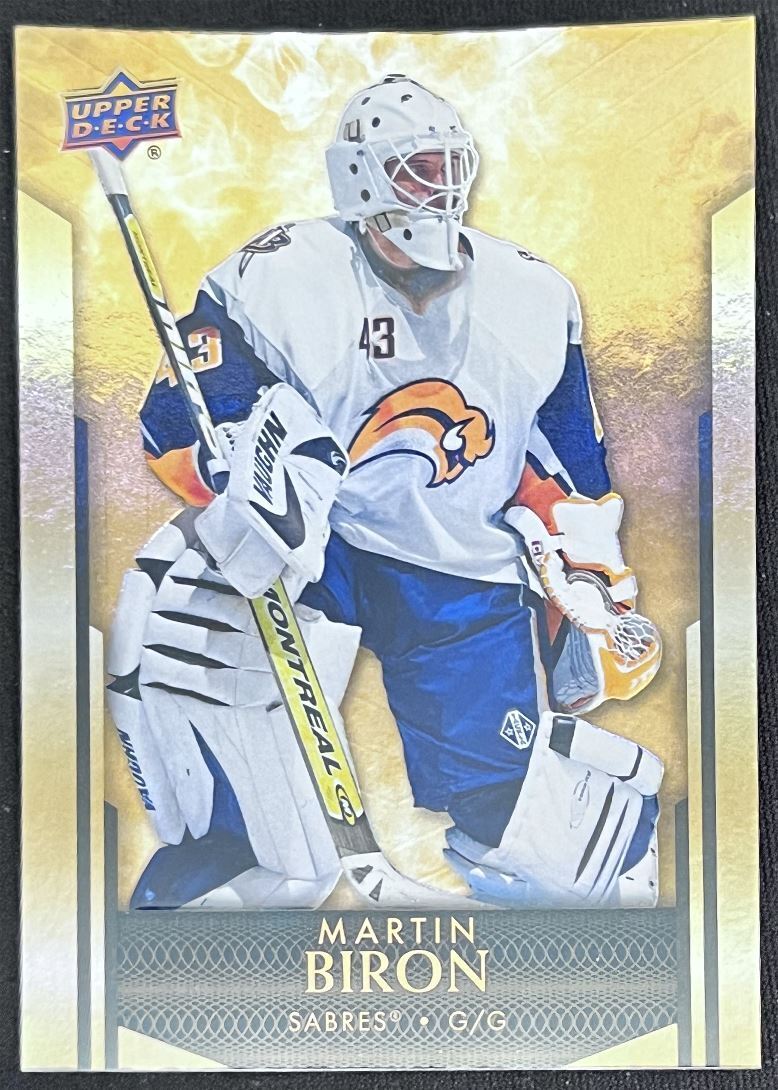 2023-24 Upper Deck Tim Hortons Legends Tim Horton Martin Biron Buffalo Sabres