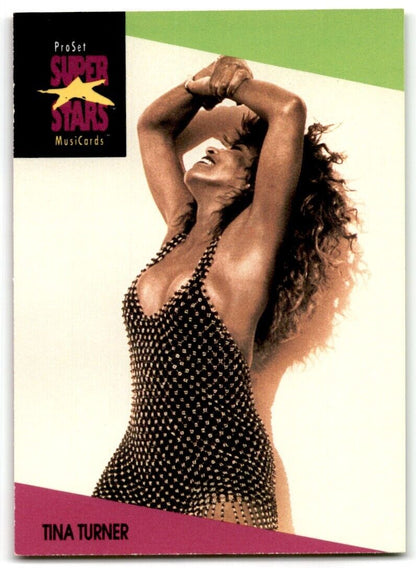 Tina Turner ProSet Super Star MusiCards (Card #98)