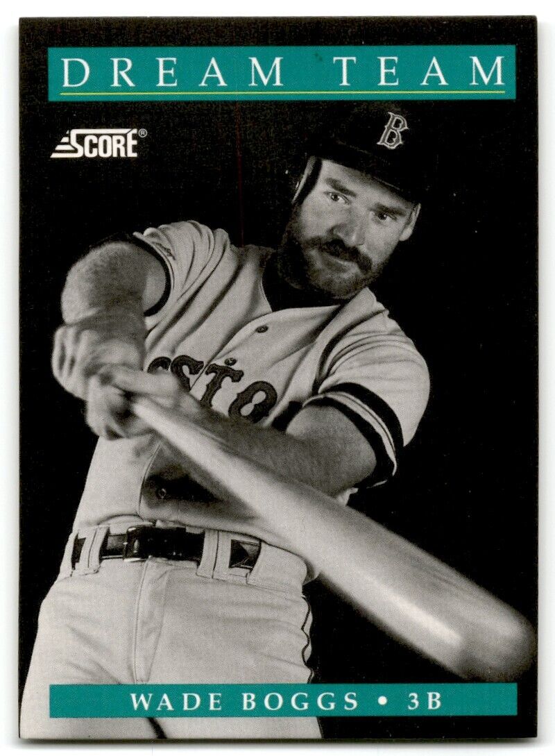 1991 Score Wade Boggs Boston Red Sox #889