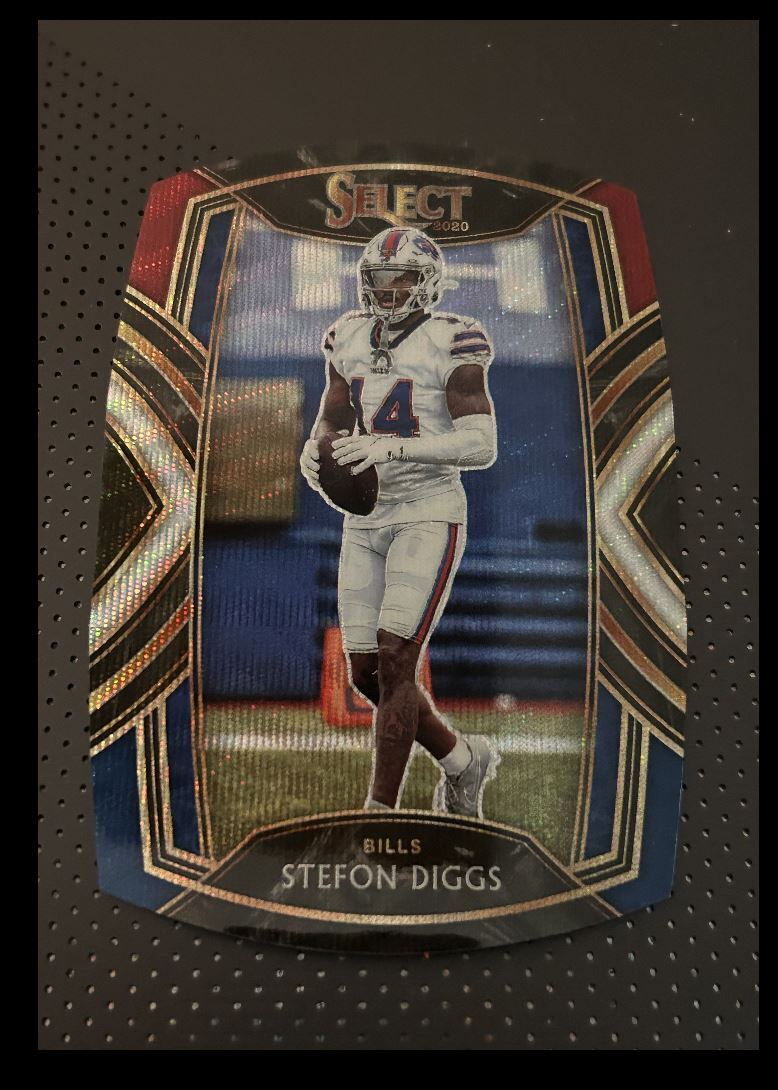 2020 Panini Select blue red prizm Stefon Diggs Buffalo Bills #242 Die-Cut