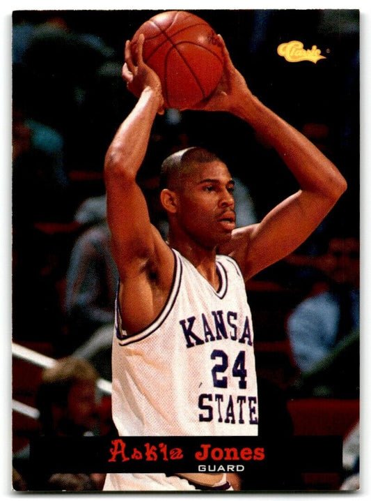 1994-95 Classic Draft Askia Jones Kansas State Wildcats #27