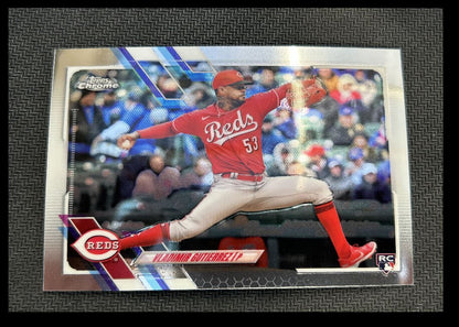 2021 Topps Chrome Update Vladimir Gutierrez Rookie Cincinnati Reds #USC84