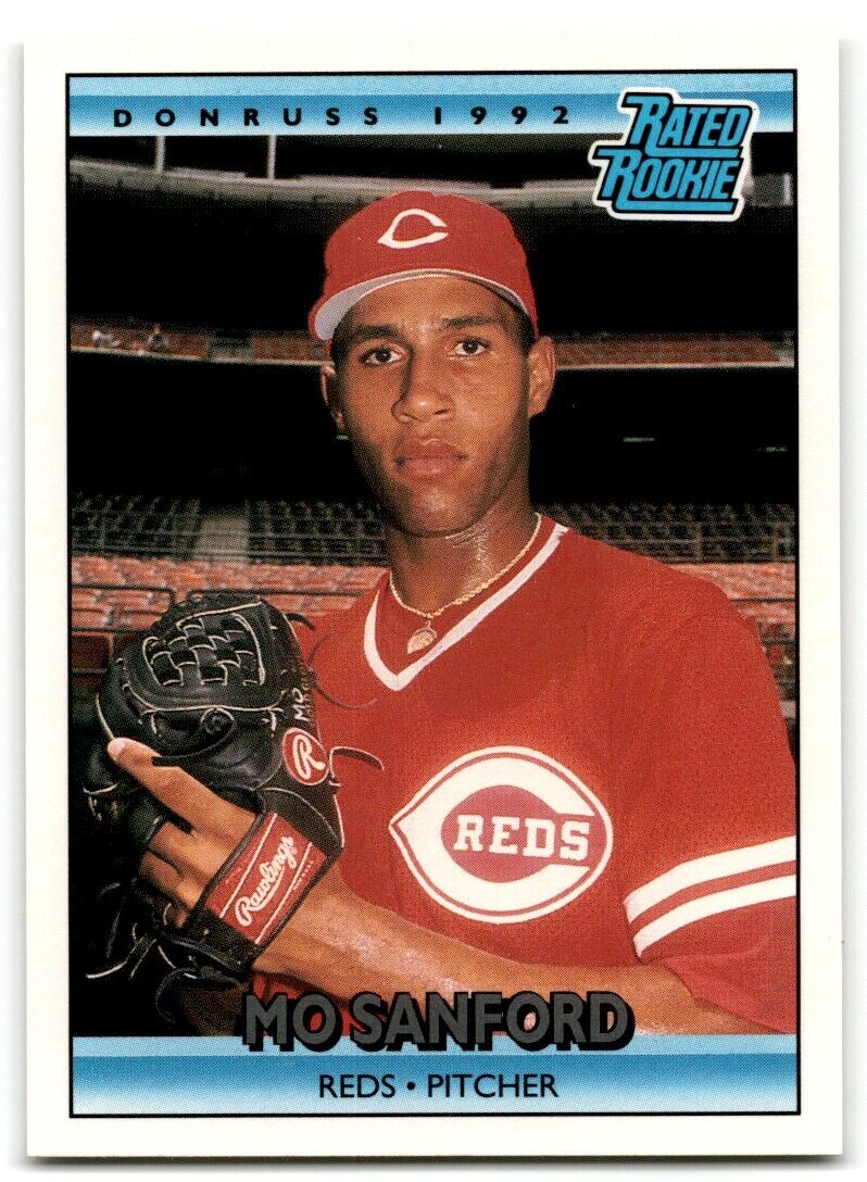 1992 Donruss Mo Stanford Rookie Cincinnati Reds #417