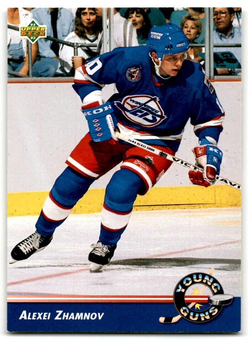 1992-93 Upper Deck Alexei Zhamnov Rookie Winnipeg Jets #578