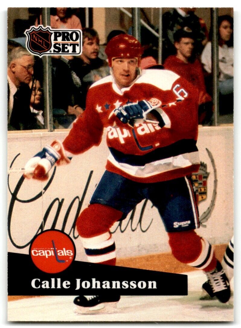 1991-92 Pro Set Calle Johansson Washington Capitals #248