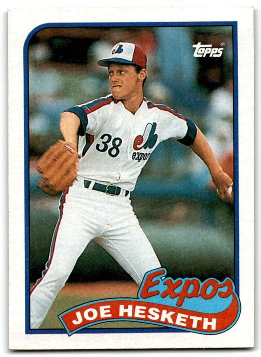 1989 Topps Joe Hesketh Montreal Expos #614