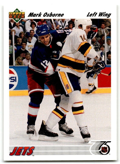 1991-92 Upper Deck Mark Osborne Winnipeg Jets #296