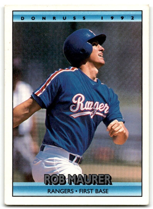 1992 Donruss Rob Maurer Texas Rangers #703