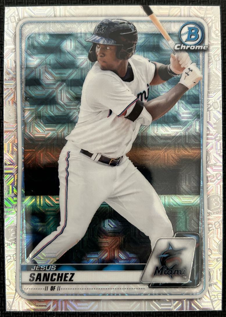 2020 Bowman Chrome Prospects Jesus Sanchez Miami Marlins #BCP-204