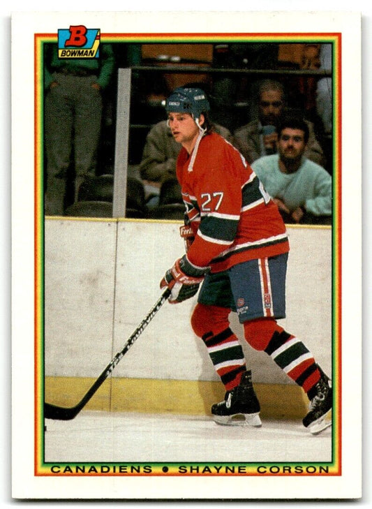 1990-91 Bowman Shayne Corson Montreal Canadiens #41