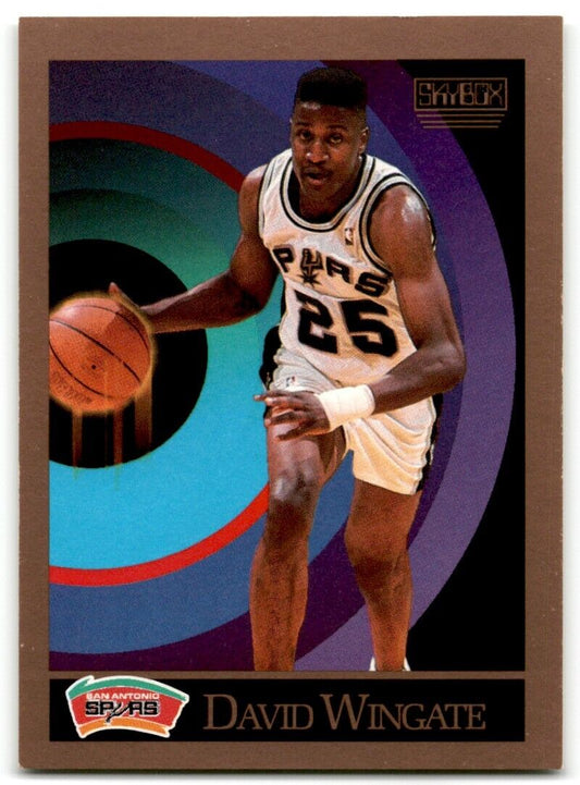 1990-91 SkyBox David Wingate San Antonio Spurs #262