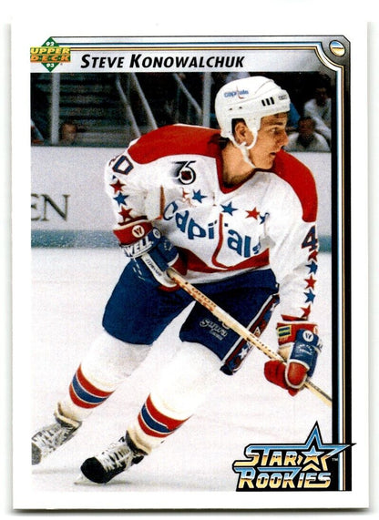 1992-93 Upper Deck Steve Konowalchuk Rookie Washington Capitals #418