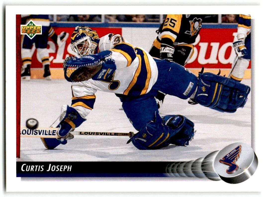 1992-93 Upper Deck Curtis Joseph St. Louis Blues #186