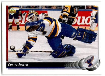 1992-93 Upper Deck Curtis Joseph St. Louis Blues #186