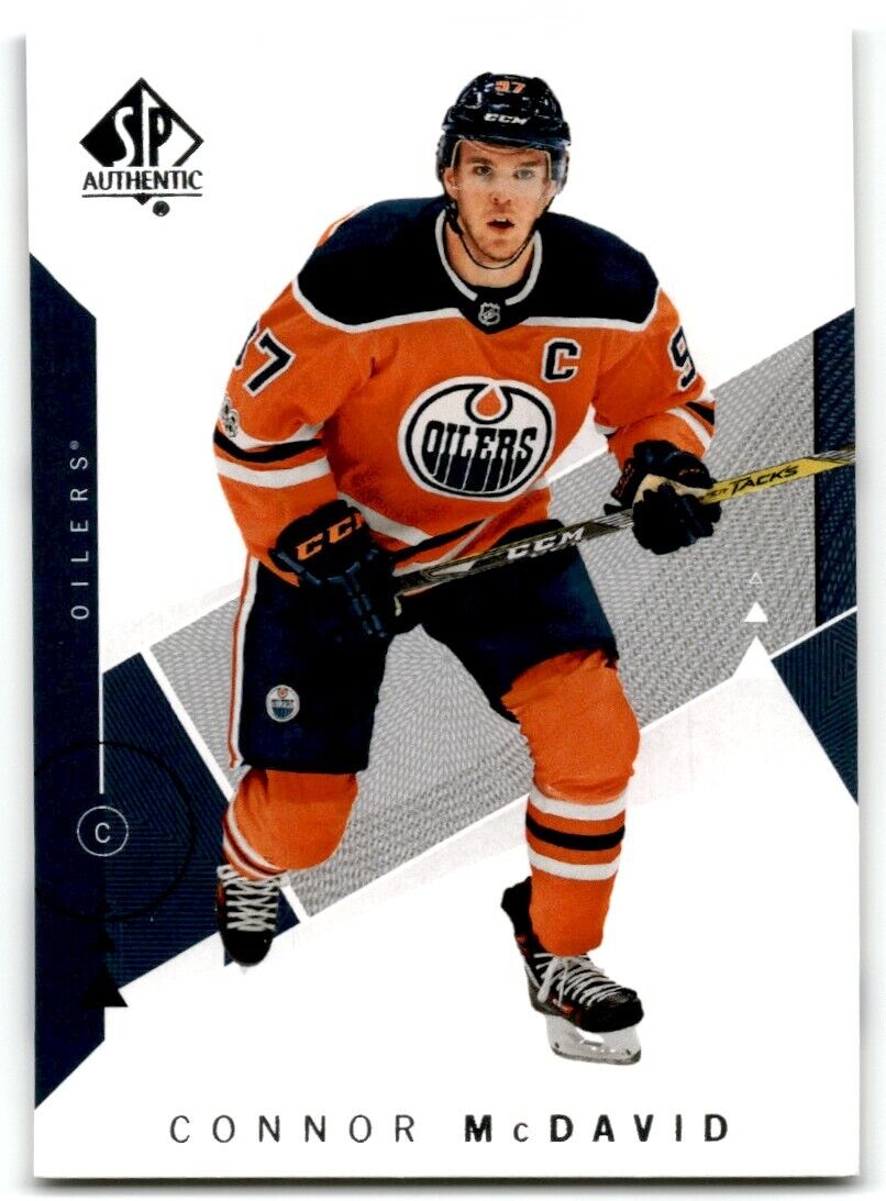 2020-21 SP Authentic Connor McDavid Edmonton Oilers #20