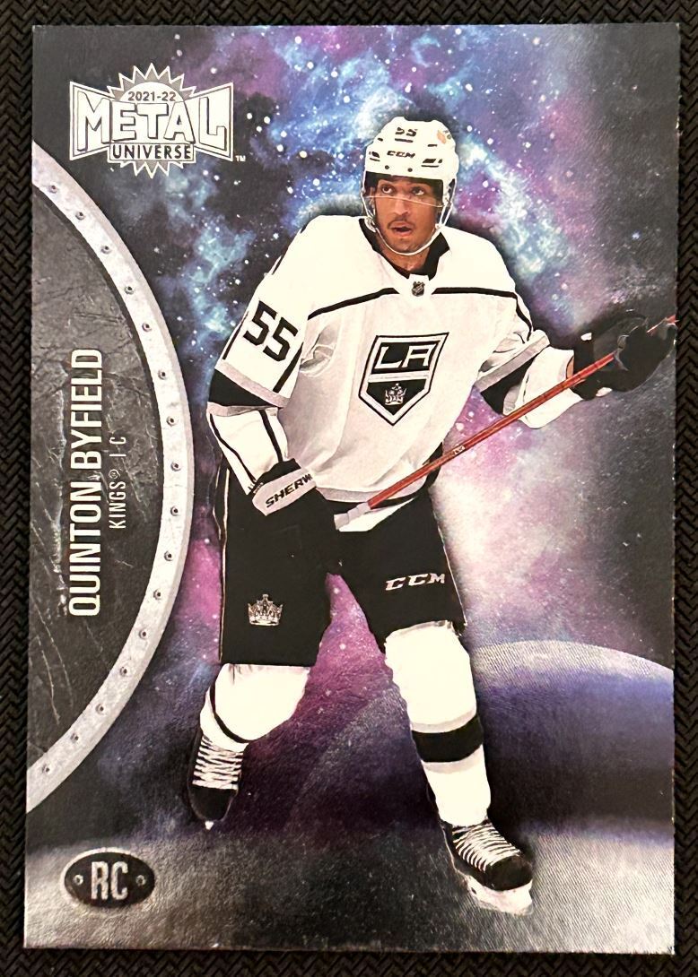 2021-22 Skybox Metal Universe Quinton Byfield Rookie Los Angeles Kings #151