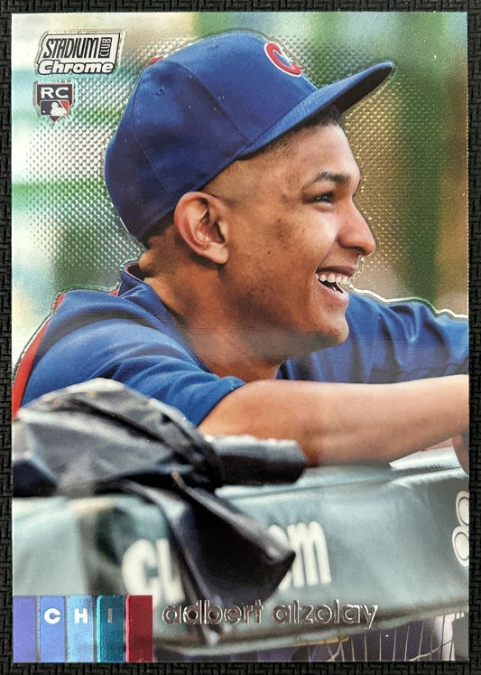 2020 Stadium Club Chrome Adbert Alzolay Rookie Chicago Cubs #51