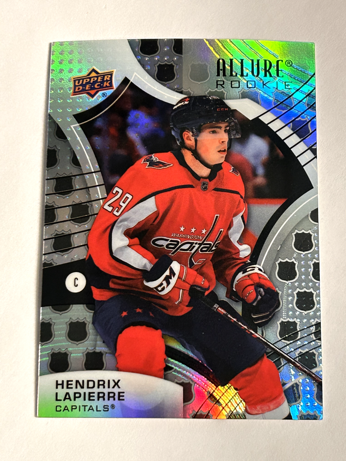 2021-22 Upper Deck Allure - Rookie #103 Hendrix Lapierre - Washinton Capitals