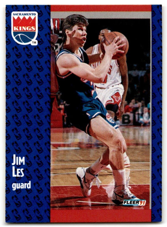 1991-92 Fleer Jim Les Rookie Sacramento Kings #176