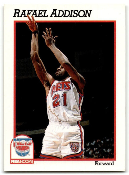 1991-92 Hoops Rafael Addison Rookie New Jersey Nets #398