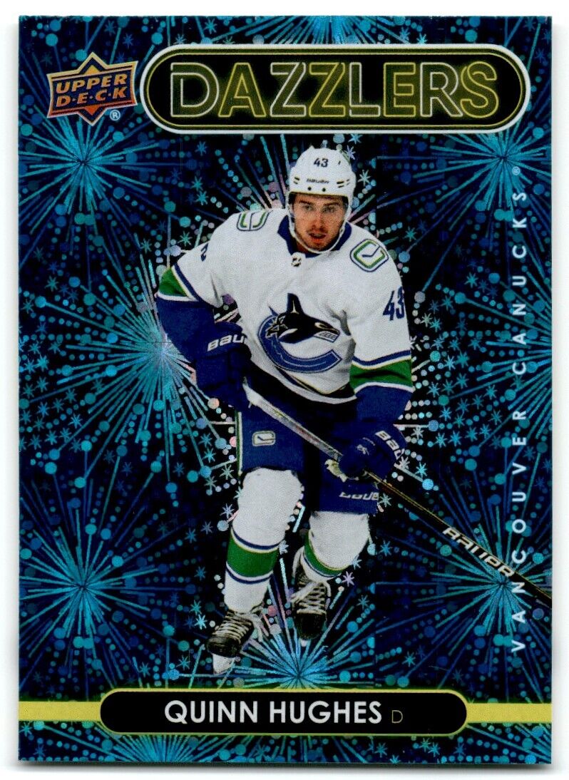 2021-22 Upper Deck Dazzlers Quinn Hughes Vancouver Canucks #DZ-95