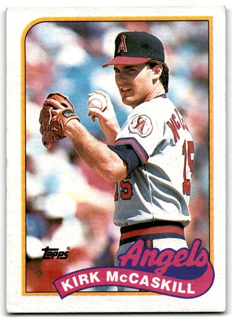 1989 Topps Kirk McCaskill California Angels #421