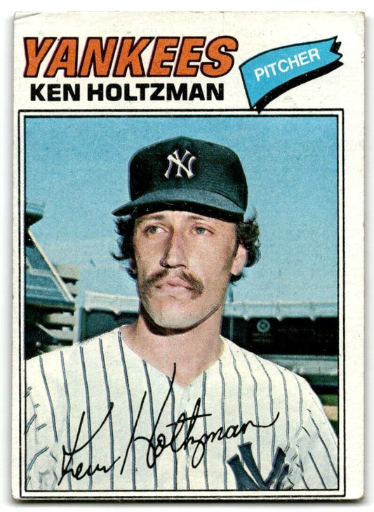 1977 Topps Ken Holtzman New York Yankees #625