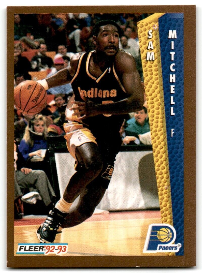 1992-93 Fleer Sam Mitchell Indiana Pacers #351